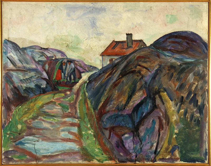 Lente werk in de Skerries - Edvard Munch