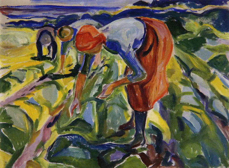 Werk op het veld - Edvard Munch