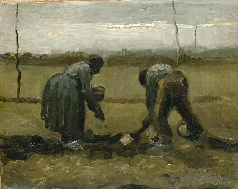 Werk op het veld - Vincent van Gogh