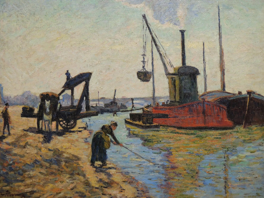 Werk aan de Pont National - Armand Guillaumin