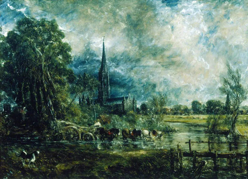 Oversteek door de rivier de Avon - John Constable