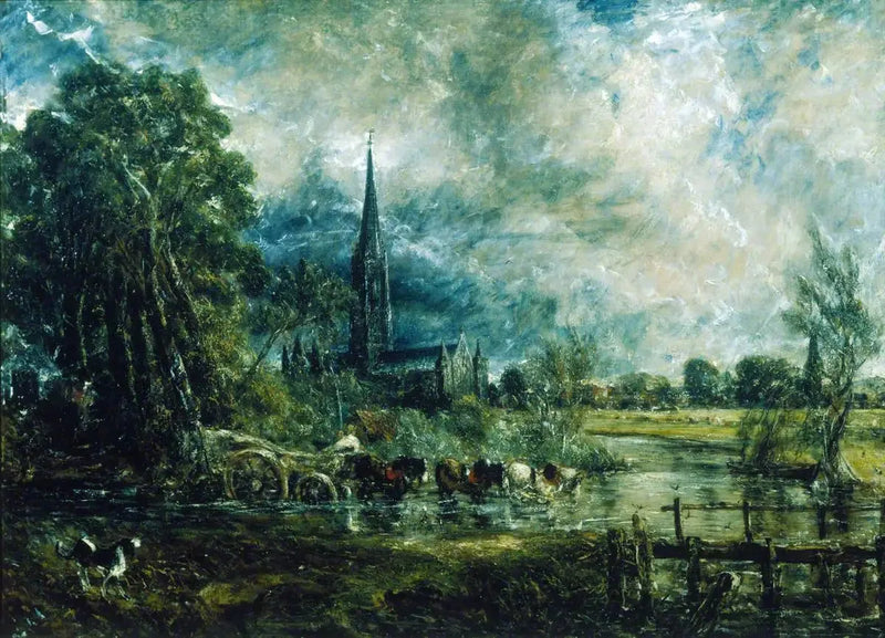 Oversteek door de rivier de Avon - John Constable
