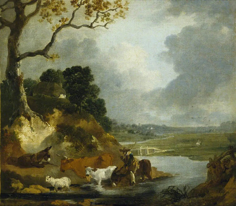 Oversteek van de beek - Thomas Gainsborough

Source:
Traversée du gué - Thomas Gainsborough