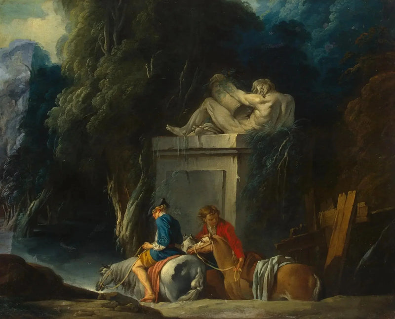 Oversteek de beek - François Boucher