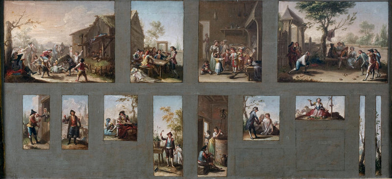 Dertien schetsen voor Tapestry Cartoons - Francisco Bayeu