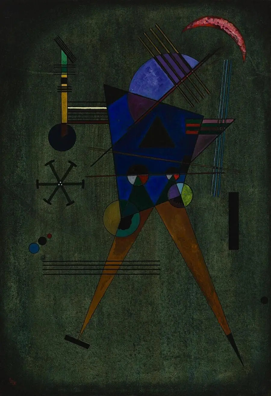 Zwarte driehoek - Vassily Kandinsky