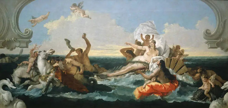 Triomf van Amphitrite - Giovanni Battista Tiepolo