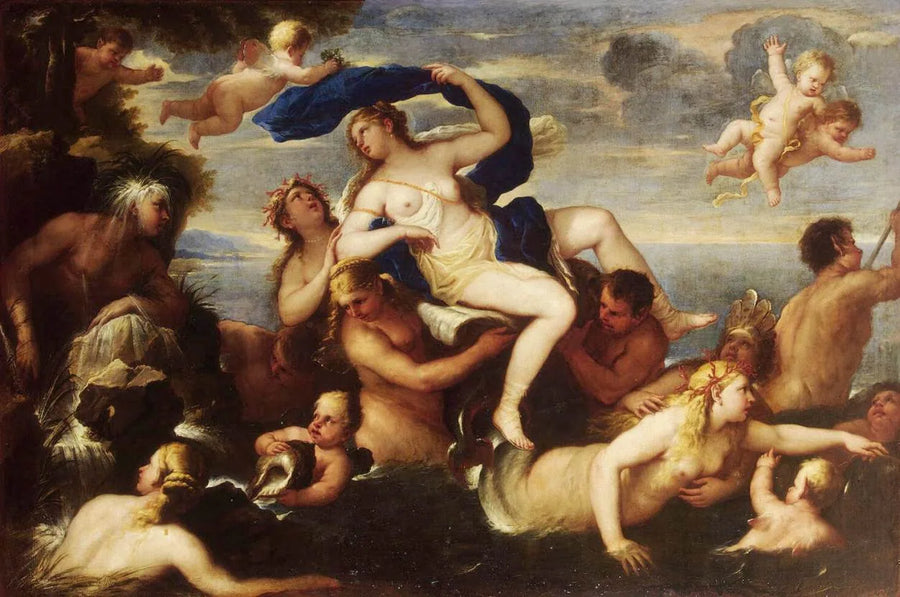 Triomf van Galatea - Luca Giordano