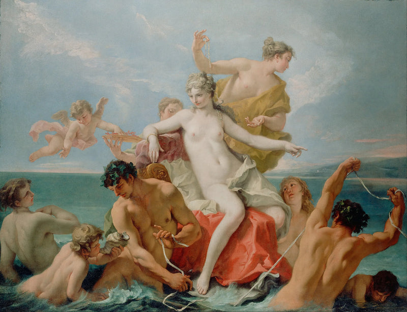 Triomf van Venus Marine - Sebastiano Ricci