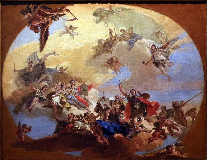 Triomf van de kunsten - Giovanni Battista Tiepolo