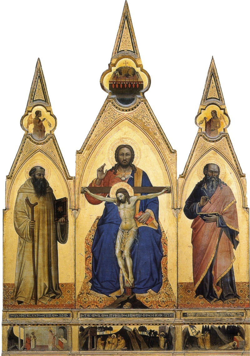 Triptychon van het Troon van Genade - Nardo di Cione