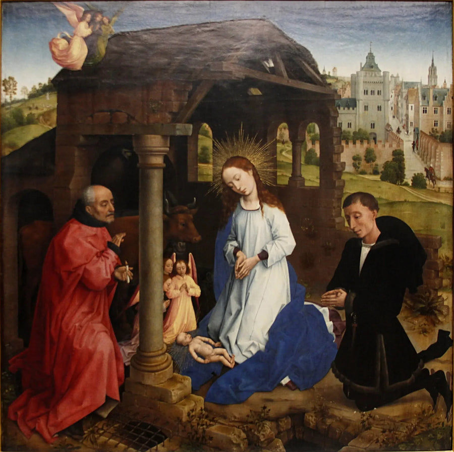 Triptyque Bladelin Geboorte van Christus (middenpaneel) - Rogier van der Weyden