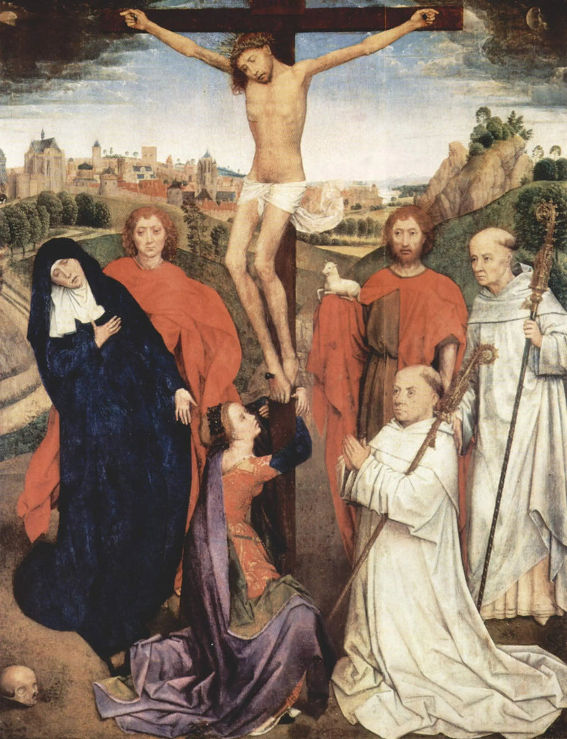Triptychon van Jan Crabbe. Middenpaneel - Hans Memling