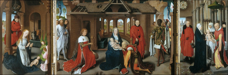 Triptychon van de Aanbidding der Wijzen - Hans Memling