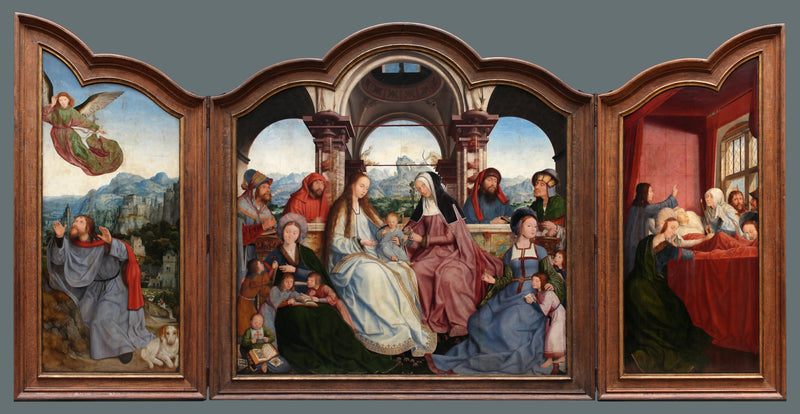Triptychon van de Broederschap van Sint-Anna in Leuven - Quentin Metsys