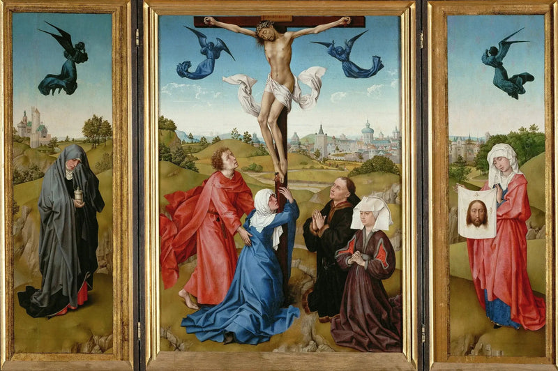 Triptych van de Kruisiging - Rogier van der Weyden