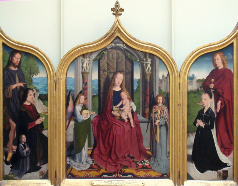 Triptychon van de Sedano-familie - Gérard David
