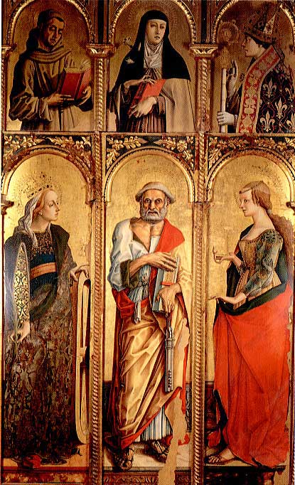 Triptych van Montefiore - Carlo Crivelli