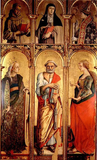 Triptych van Montefiore - Carlo Crivelli