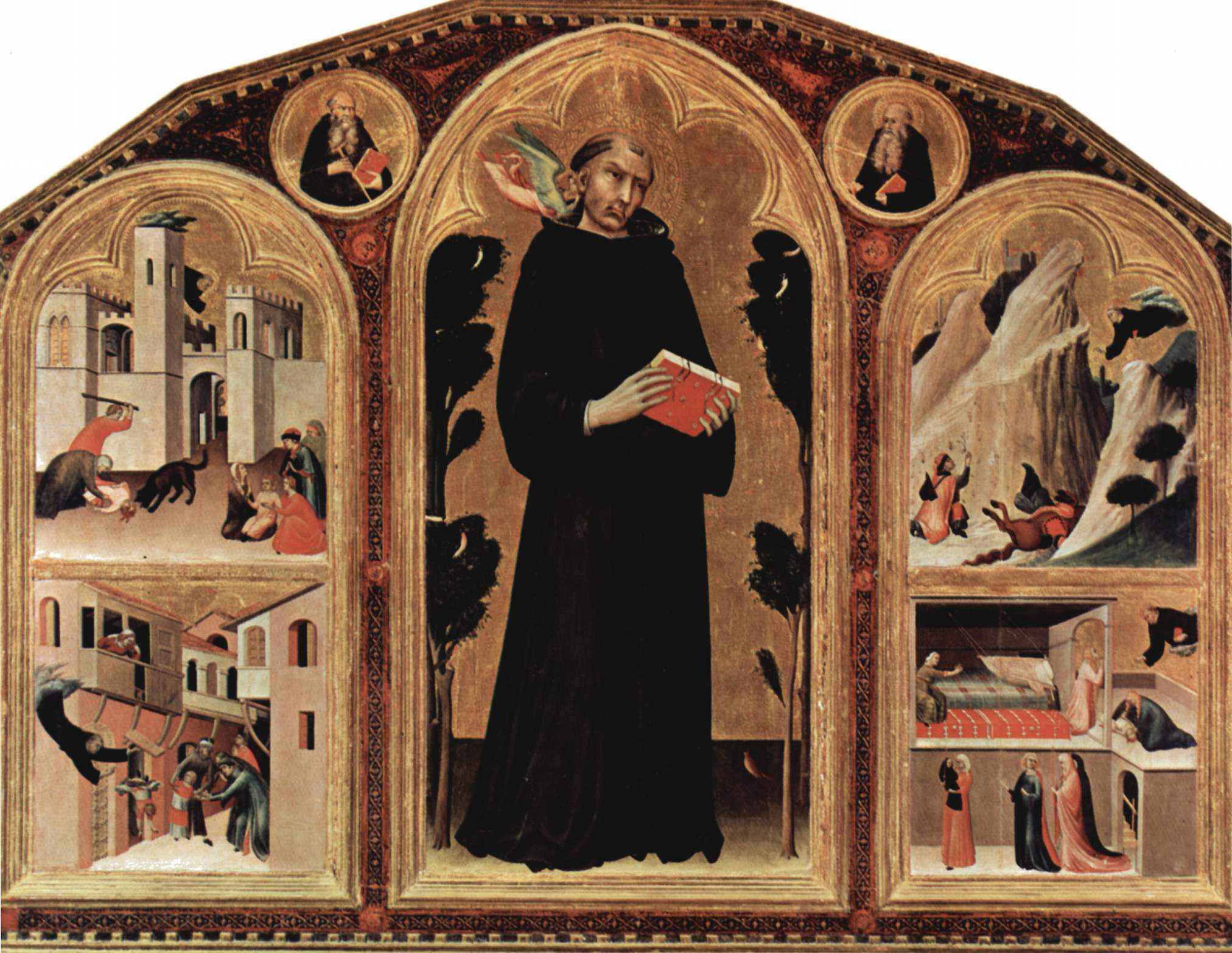 Triptyque de Sant’Agostino - Simone Martini - Alpha Reproduction