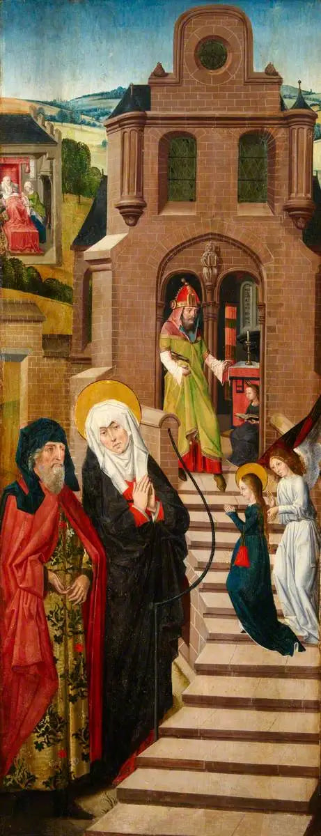 Weston-triptychon (triptychon, rechtervleugel, binnenkant) - Rogier van der Weyden