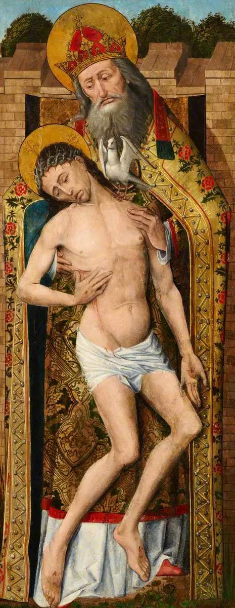 Weston Triptyque (Christ) (triptyque, rechtervleugel, buitenkant) - Rogier van der Weyden