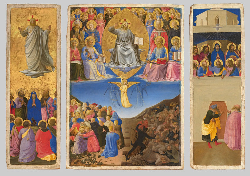 Triptychon van het Laatste Oordeel, Hemelvaart en Pinksteren - Fra Angelico

Source:
Triptyque du Jugement dernier, Ascension et Pentecôte - Fra Angelico