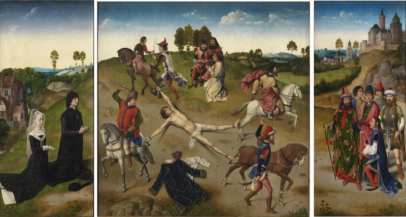 Triptychon van de martelaarsdood van Sint Hippolytus - Hugo van der Goes