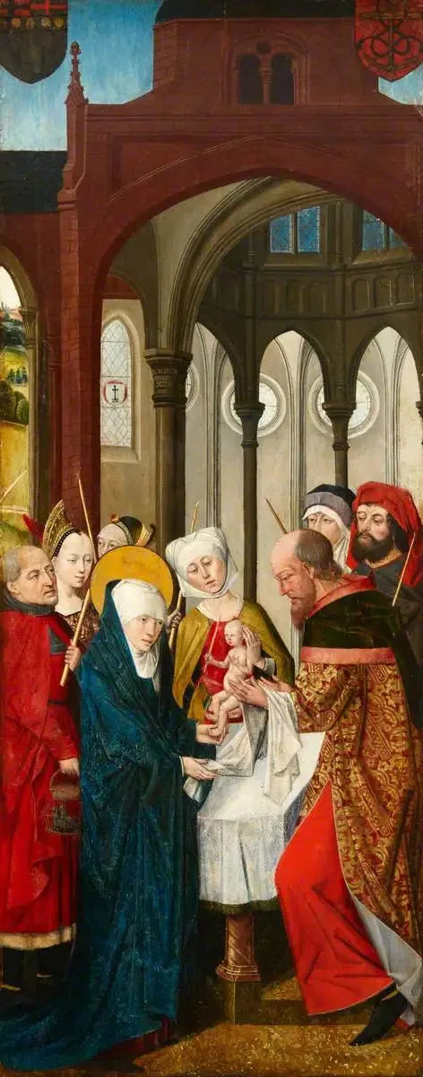 Triptyque Weston (triptyque, linker vleugel, binnenkant) - Rogier van der Weyden