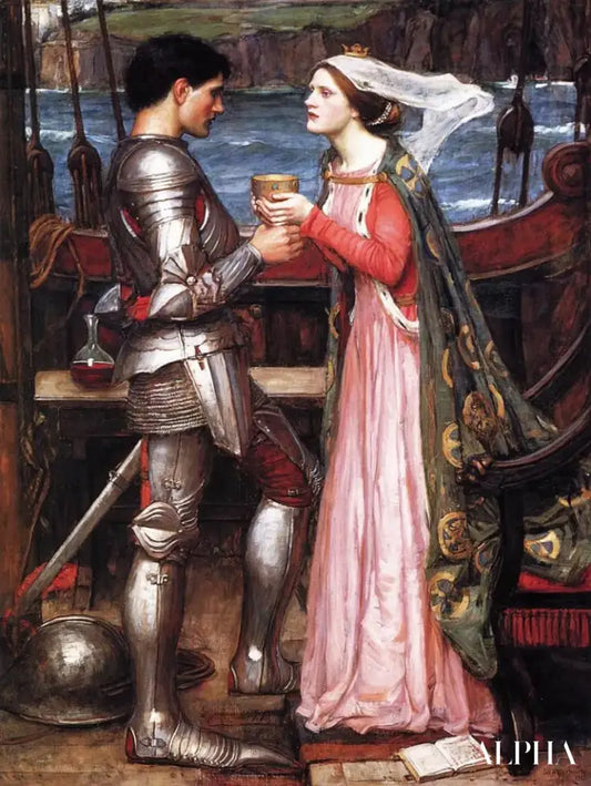 Tristram et Isolde 2 - John William Waterhouse Reproductions de tableaux à la peinture à l’huile