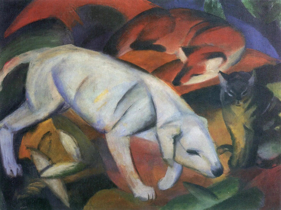 Drie dieren - Franz Marc