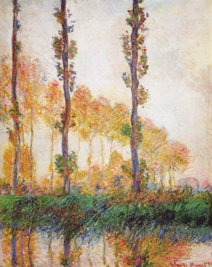 De Drie Bomen, herfst - Claude Monet