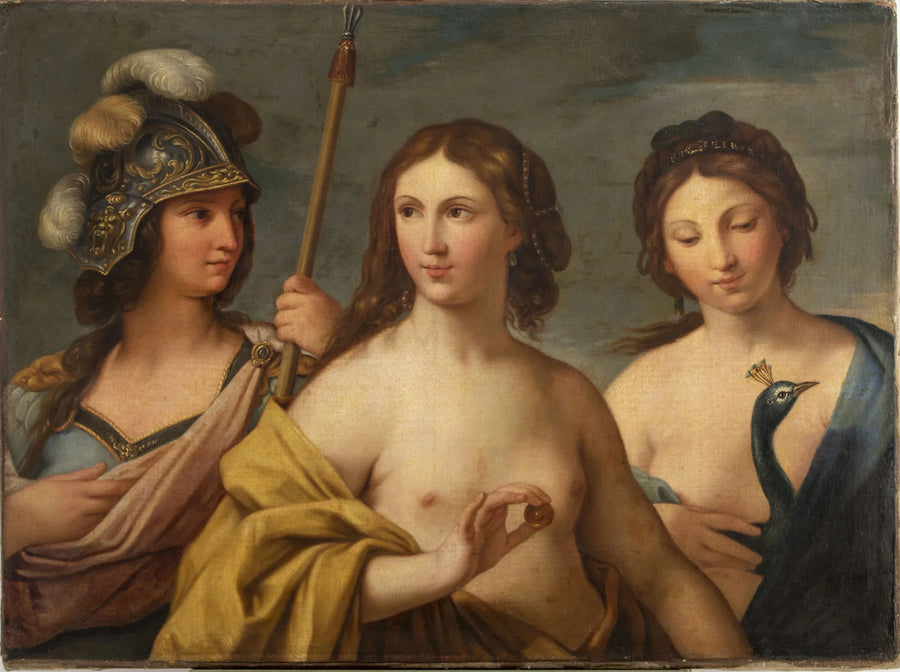 Drie godinnen (Minerva, Venus en Juno). - Simon Vouet