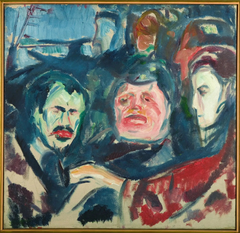 Drie Mannen - Edvard Munch