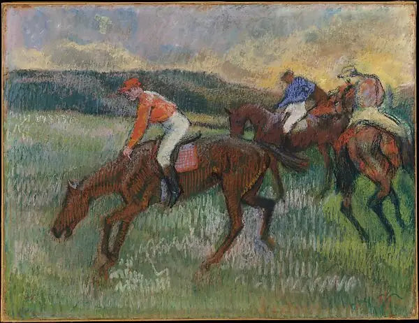 Drie Jockeys - Edgar Degas