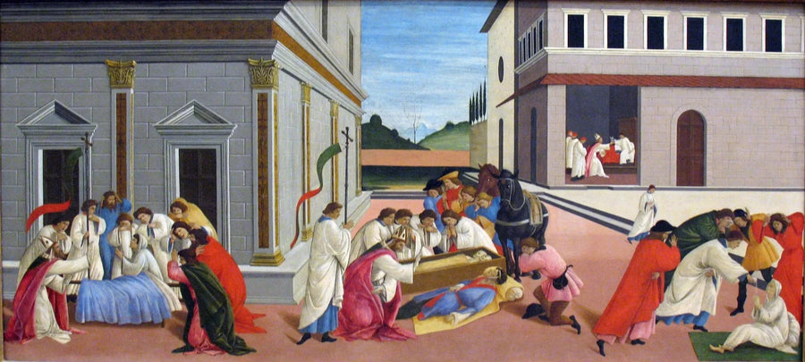 Drie Wonderen van Sint Zénobe - Sandro Botticelli