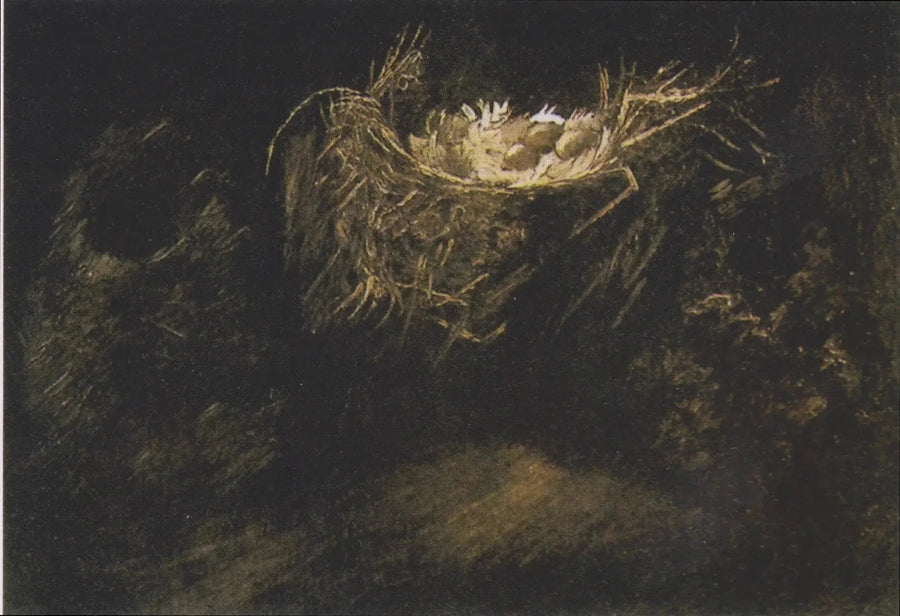 Stilleven met drie vogelnesten - Vincent van Gogh