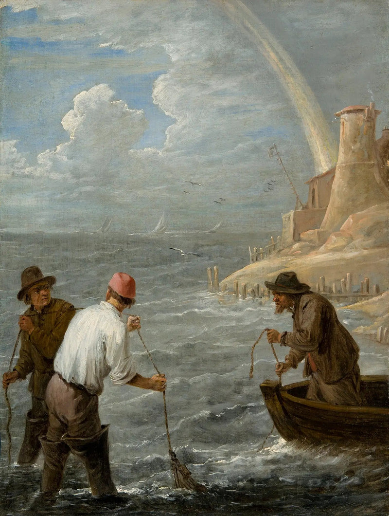 Drie vissers die hun netten uitwerpen - David Teniers de Jonge

Source:
Trois pêcheurs lançant leurs filets - David Teniers le Jeune