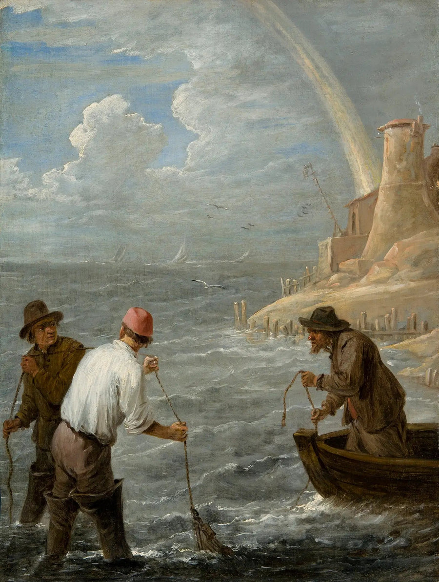 Drie vissers die hun netten uitwerpen - David Teniers de Jonge

Source:
Trois pêcheurs lançant leurs filets - David Teniers le Jeune