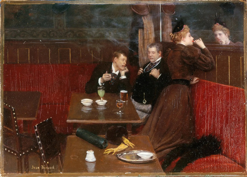 Drie personages in een café - Jean Béroud

Source:
Trois personnages dans un café - Jean Béraud