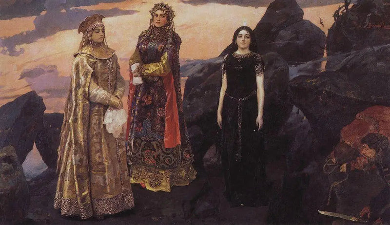 Drie prinsessen van het ondergrondse koninkrijk - Viktor Vasnetsov

Source:
Trois Princesses du royaume souterrain - Viktor Vasnetsov