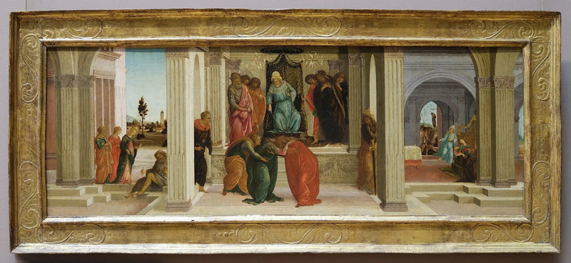 Drie scènes uit het verhaal van Esther - Sandro Botticelli