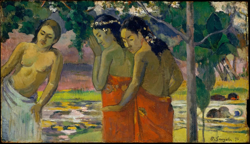 Drie Tahitiaanse vrouwen - Paul Gauguin