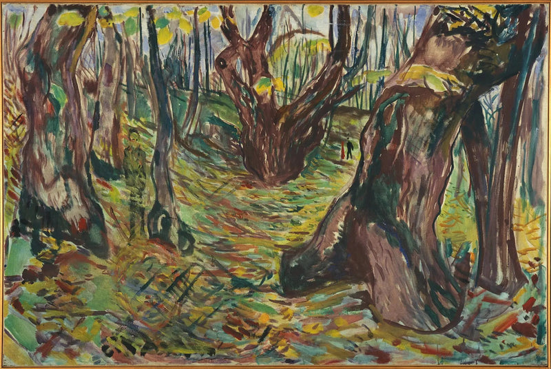 Ruwe stammen - Edvard Munch