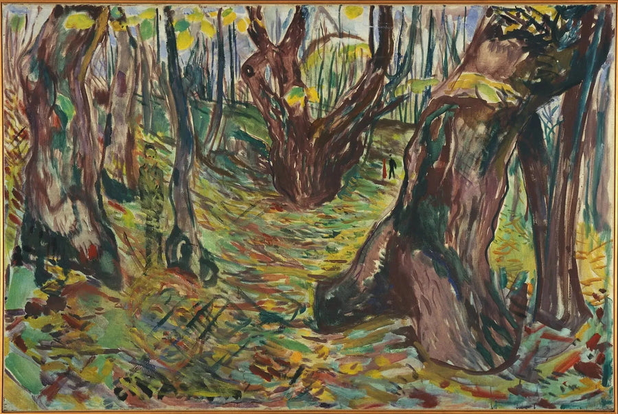 Ruwe stammen - Edvard Munch