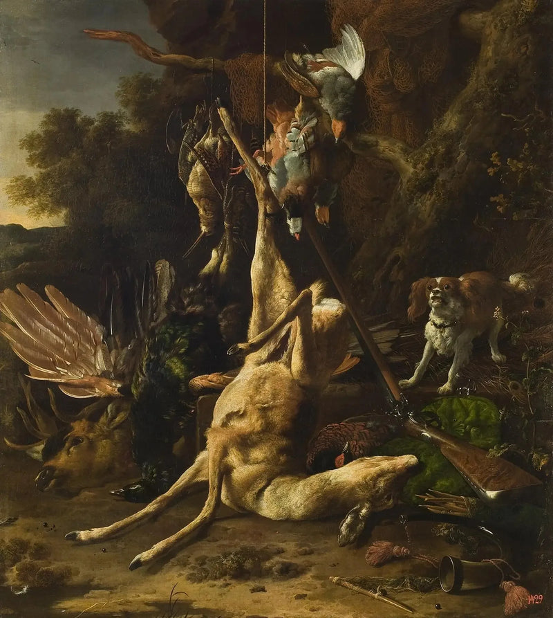 Jachttrofeeën - Melchior de Hondecoeter