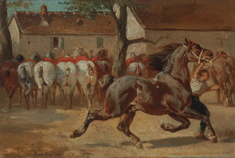 Trot een paard - Rosa Bonheur