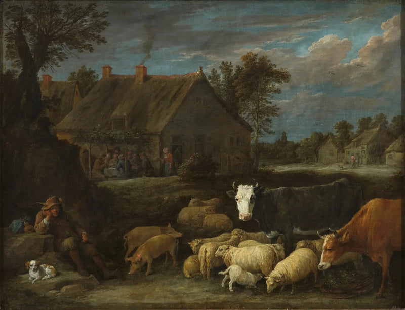 Herde in een dorp - David Teniers de Jonge

Source:
Troupeau dans un village - David Teniers le Jeune