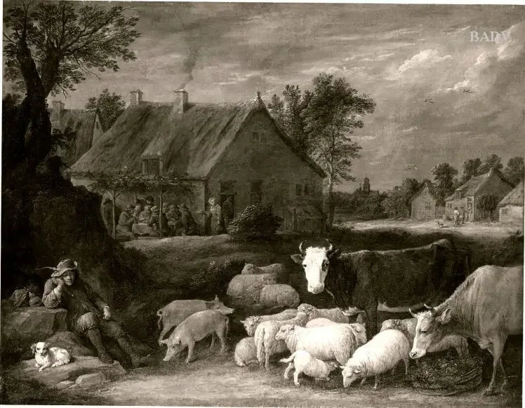 Kudde in een dorp - David Teniers de Jonge

Source:
Troupeau dans un village - David Teniers le Jeune