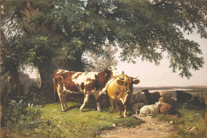 Herde onder de bomen - Ivan Chichkine

Source:
Troupeau sous les arbres - Ivan Chichkine